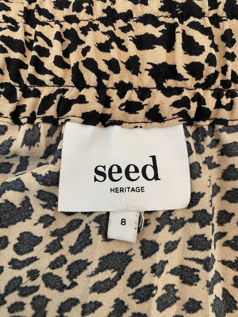 Animal print Seed Skirt, 8