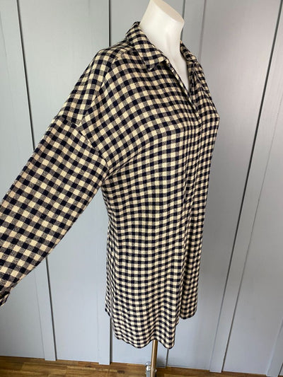Navy check Zara Basic Dress/Tunic, S