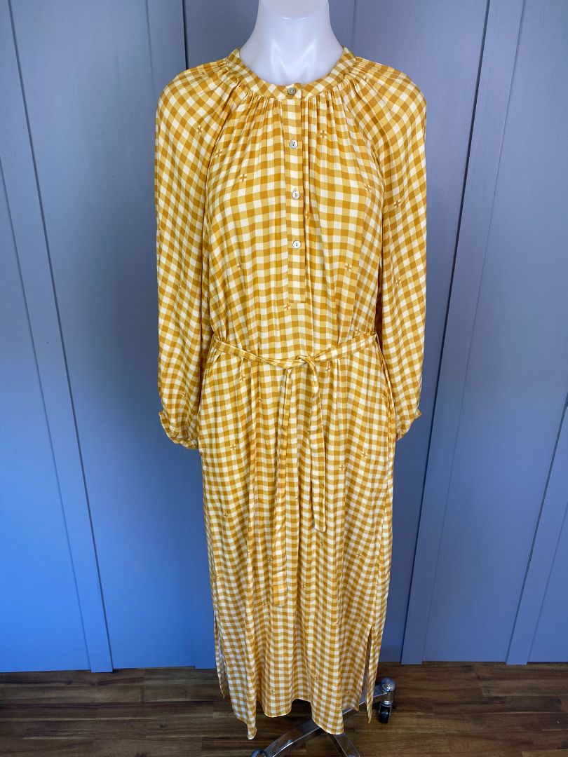 Yellow check Stella + Gemma Dress/Tunic, 10