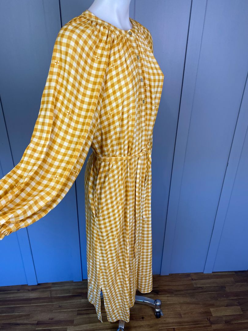 Yellow check Stella + Gemma Dress/Tunic, 10