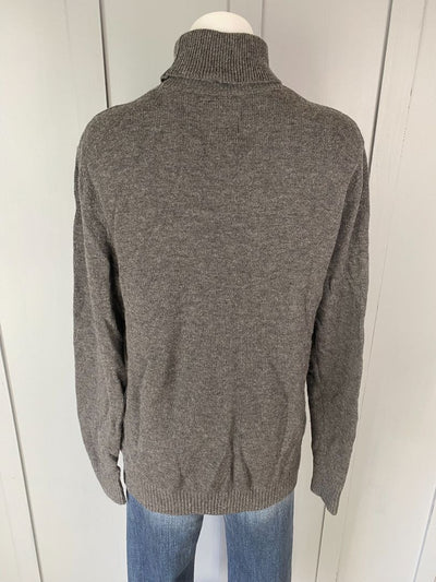 Charcoal grey Copper & Black Knit Jumper, L