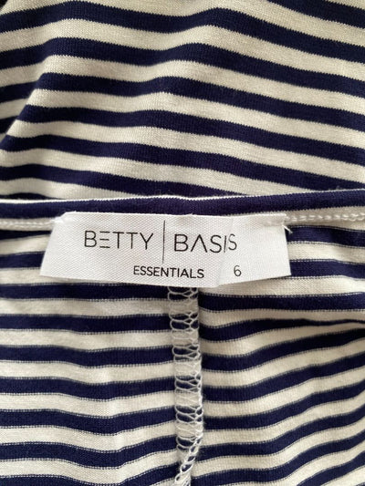 Navy & White Betty Basics Tee, 6