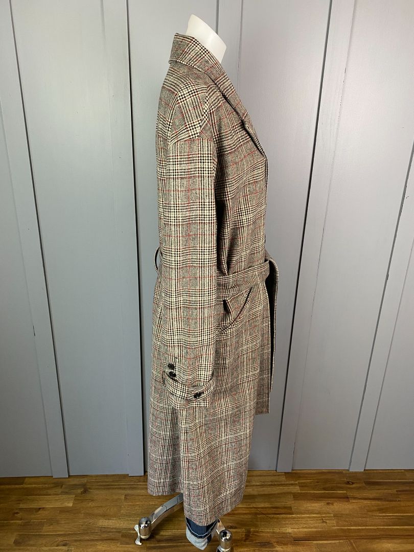 Grey Check Drama the Label Coats, 14