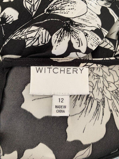 Black& White floral Witchery Top, 12