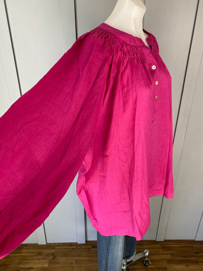 BNWT Magenta Eb&Ive Linen Blouse, XXL
