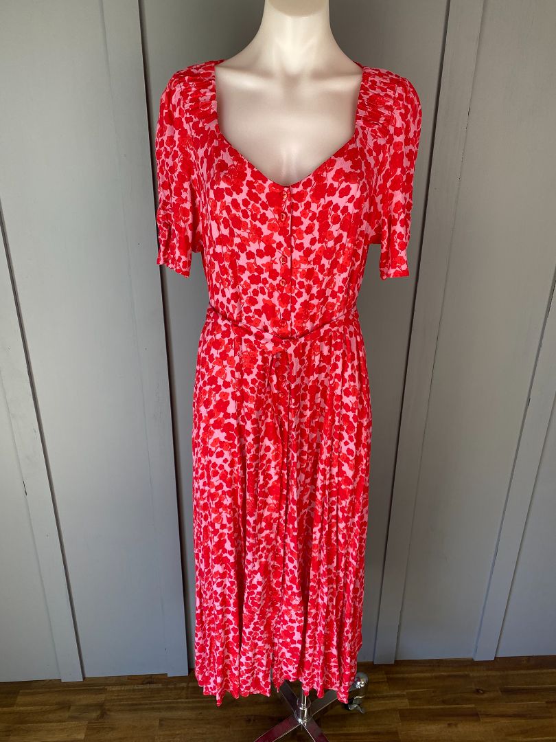 Pink & Red Whistle Dress, 16