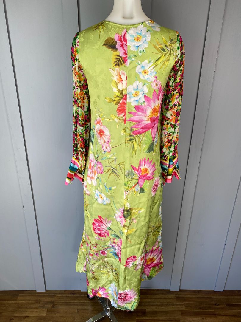 BNWT Green & Multi floral Curate Trelise Cooper Dress, XS