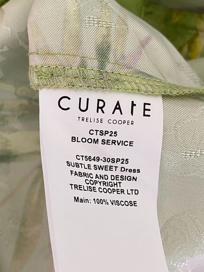 BNWT Green & Multi floral Curate Trelise Cooper Dress, XS