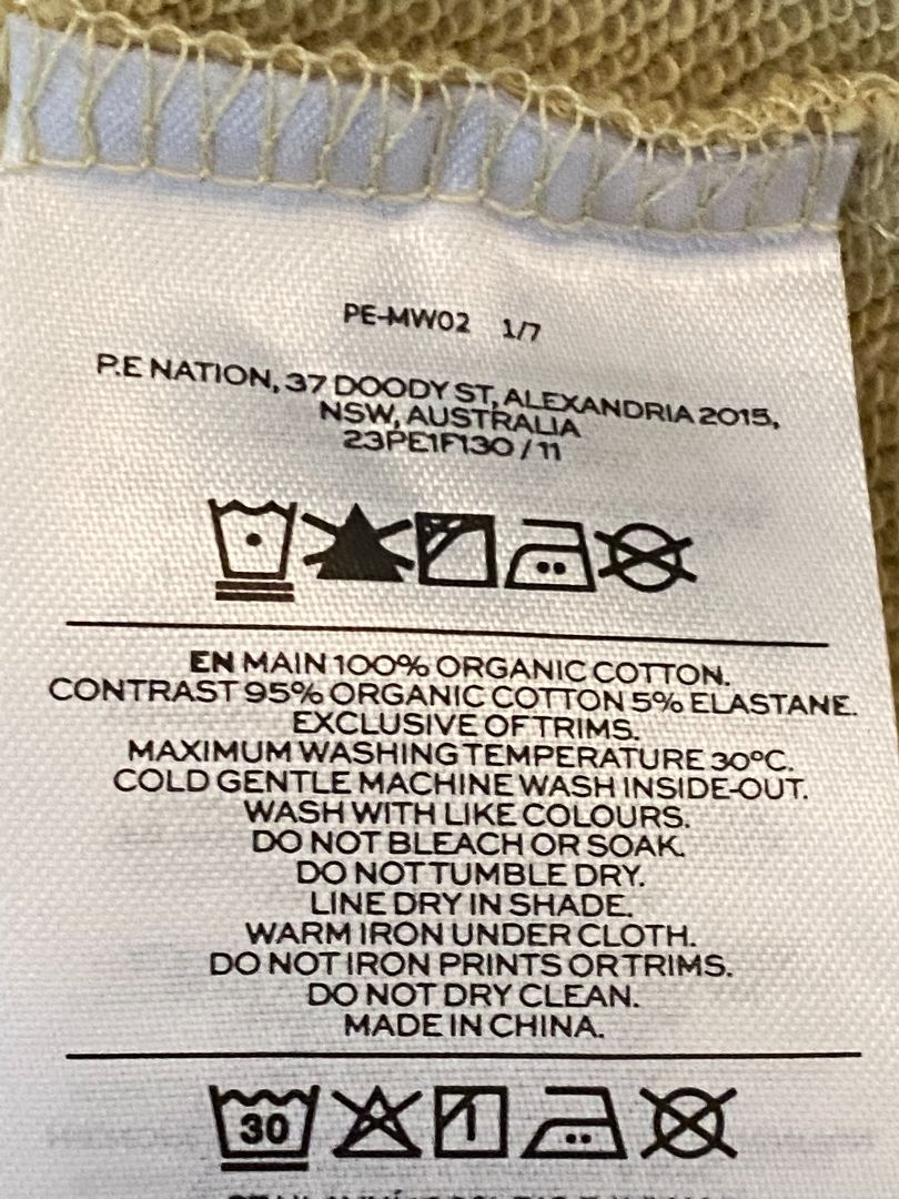 BNWT Camel P.E Nation Sweatshirt, S