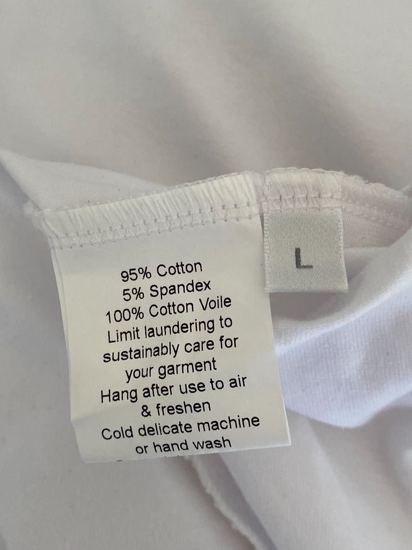 White Mild Red Tops, L