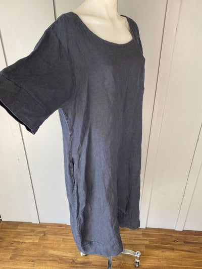 Navy Made in Italy Dress, O/S