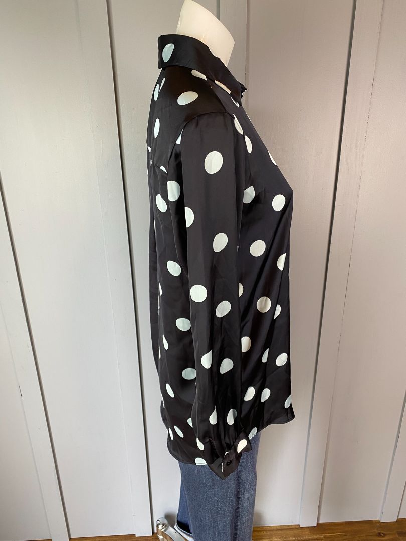 Navy spot Zara Tops, 8