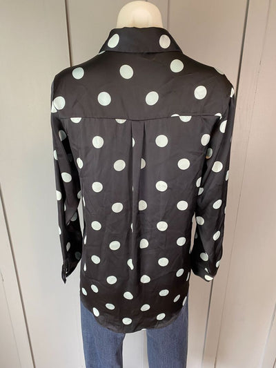 Navy spot Zara Tops, 8