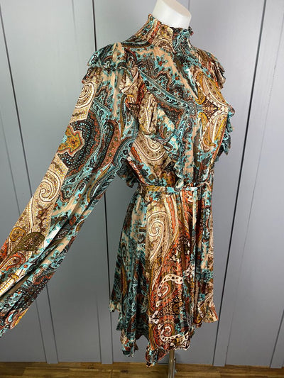 Multi print Augustine Dress, S