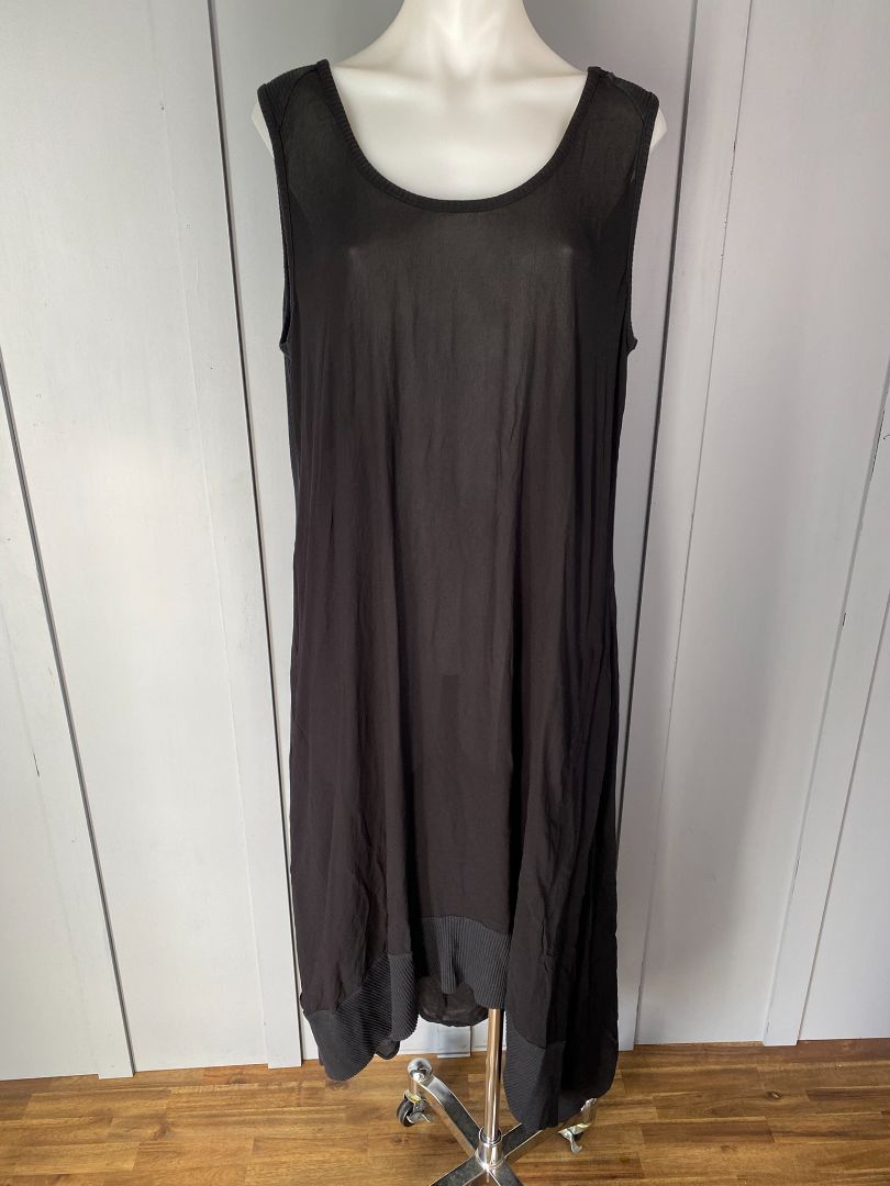 Black LA LA Dress/Tunic, XXL