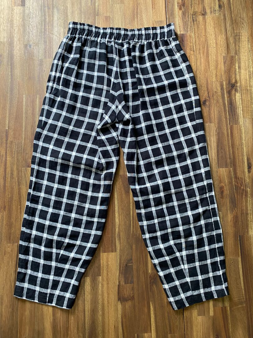 Black & White Obi Pants, 10