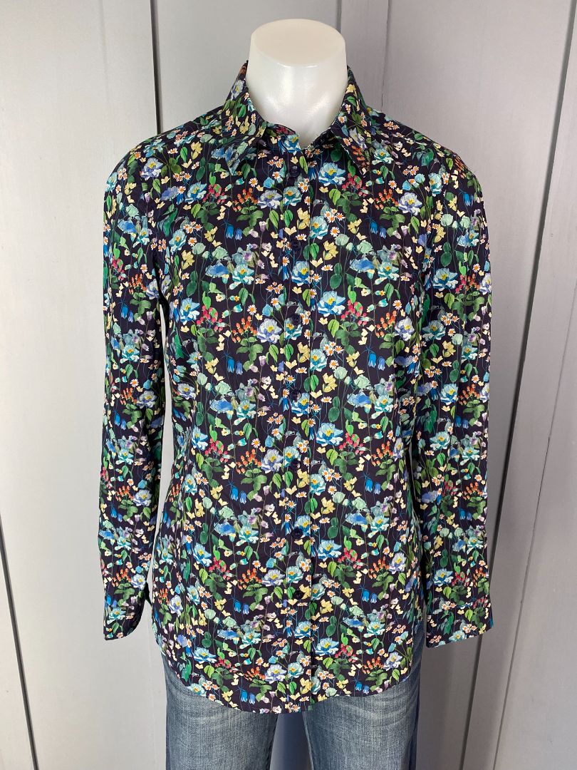 Blue Floral Sportscraft Tops, 6