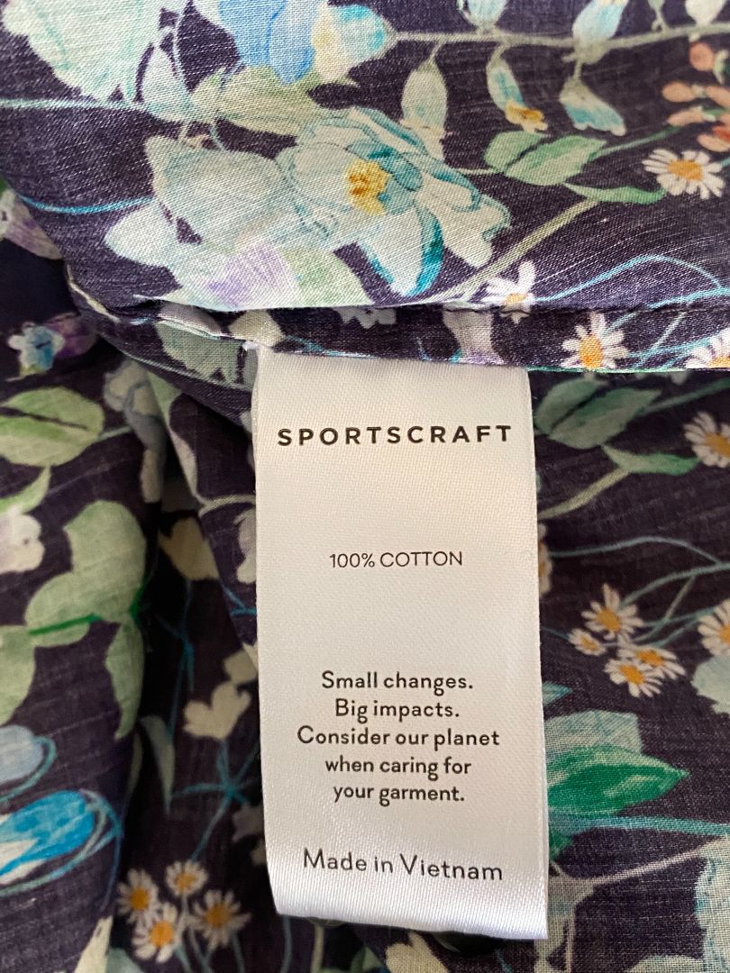 Blue Floral Sportscraft Tops, 6