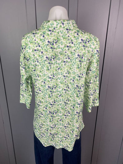 BNWT Green floral Givoni Shirt, 10