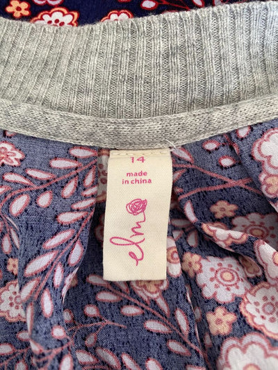 Grey & Multi print Elm Top, 14