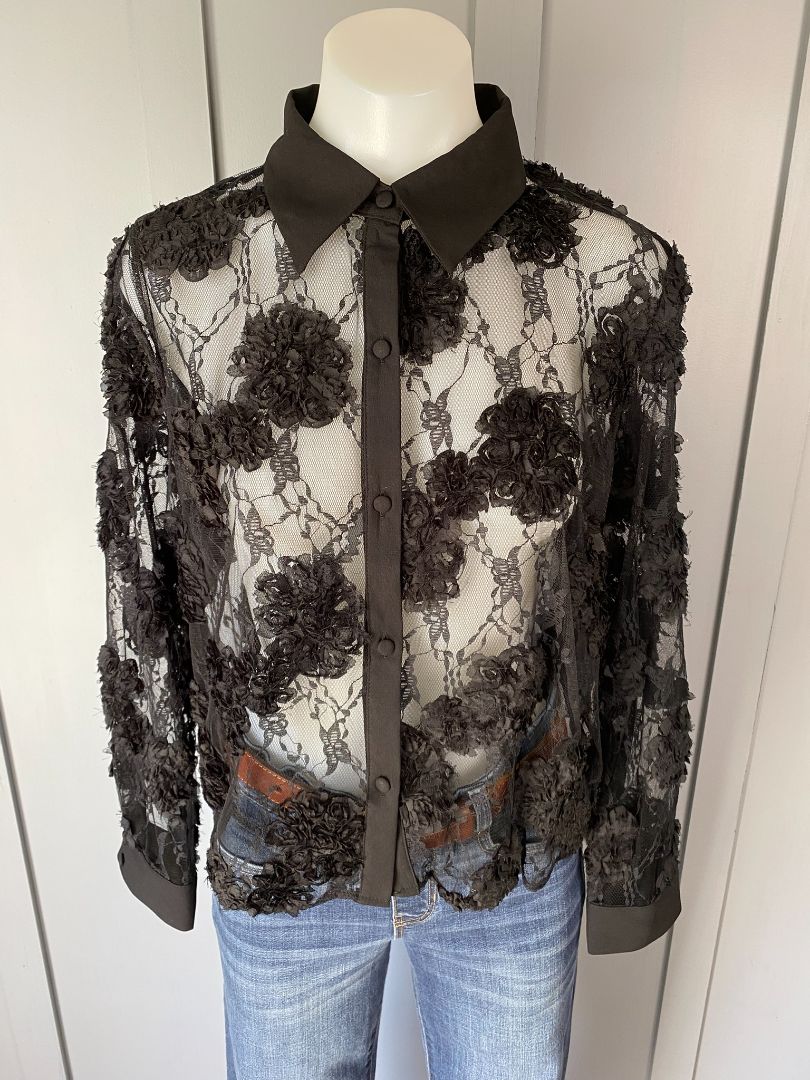 Black Zara Shirt, M