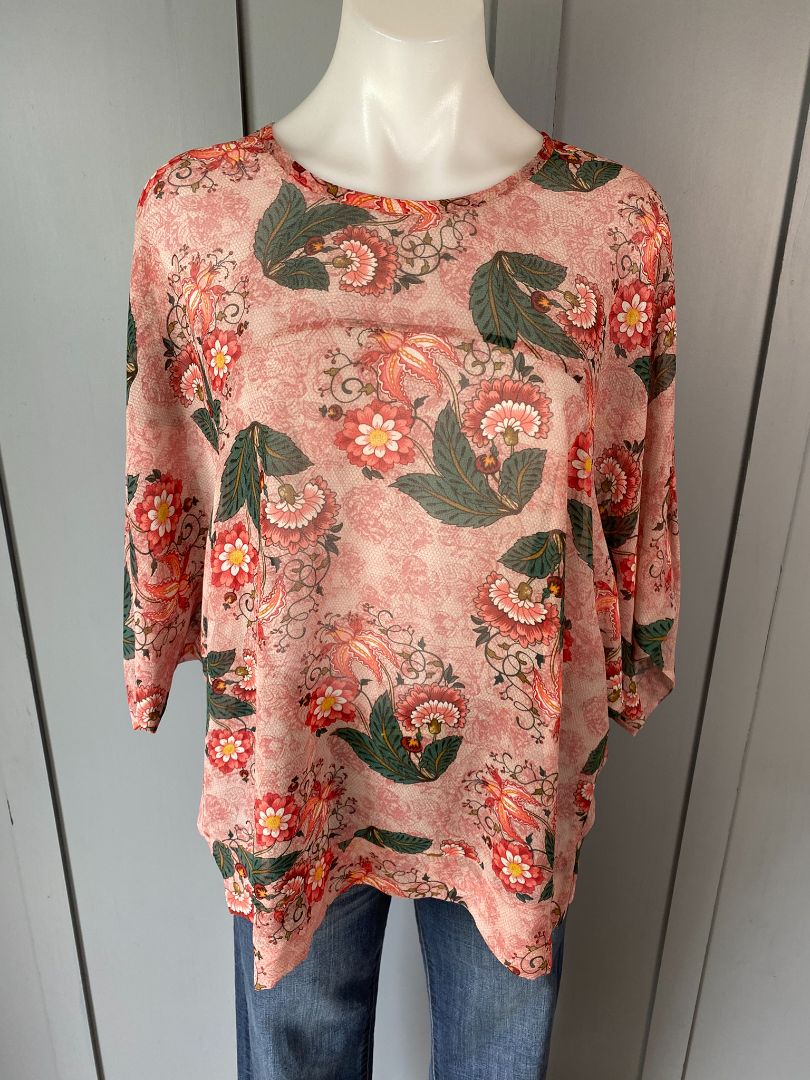 Pink floral Bittermoon Tops, 10