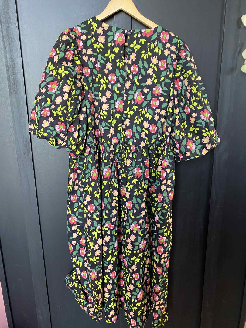 Black floral Thing Thing Dress, 18