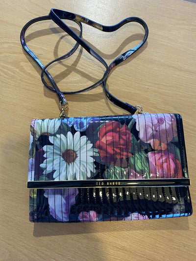Black Floral Ted Baker Bags, 24cm x 17cm x 4cm