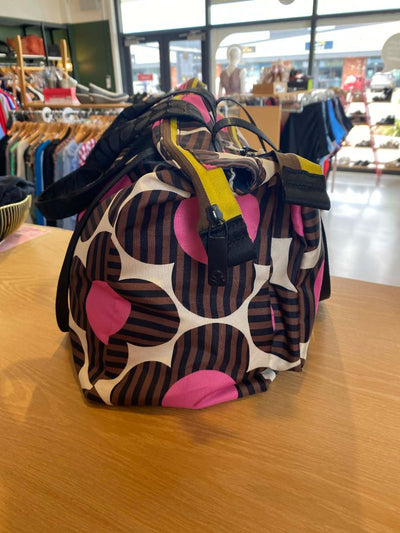 Striped Flower Azalea Orla Kiely bag, Height: 38cm Width: 46cm Depth: 18cm