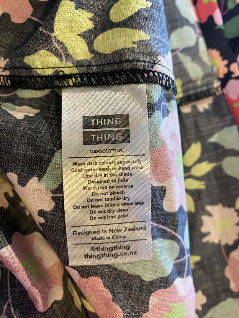 Black floral Thing Thing Dress, 18